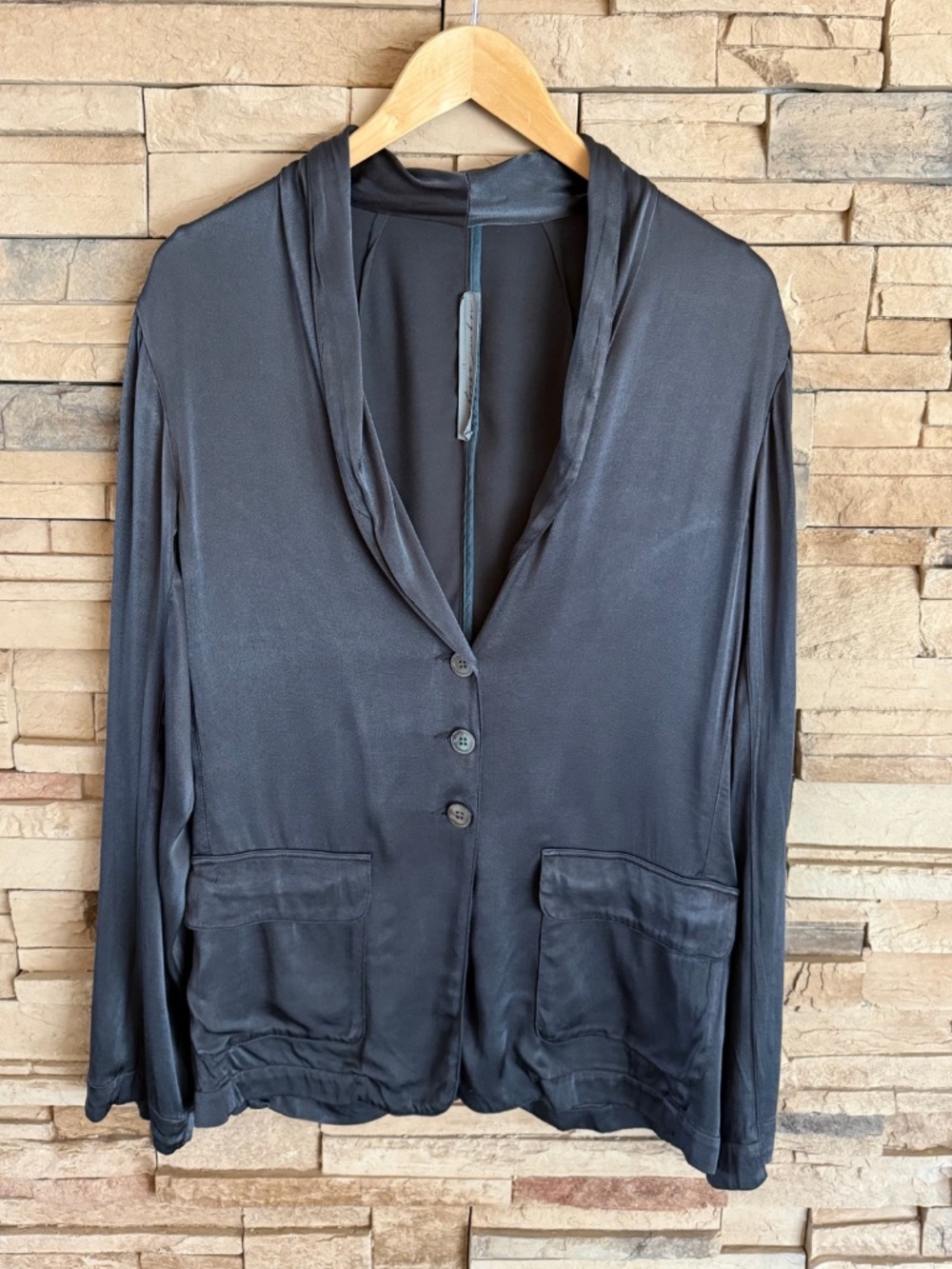 Raquel Allegra Dark Grey Blazer Size 3